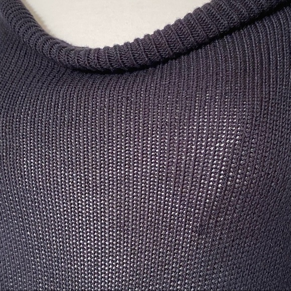 Vince Black Rayon Knit Folded Scoop Tunic Sweater, size Medium - Picture 12 of 12